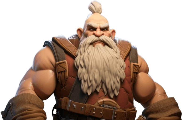 Dwarf warrior character